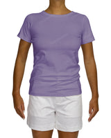 Regular Short Sleeve Boat Neck T-Shirt