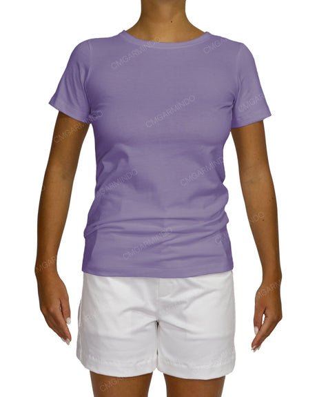 Regular Short Sleeve Boat Neck T-Shirt