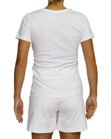 Regular Short Sleeve Boat Neck T-Shirt