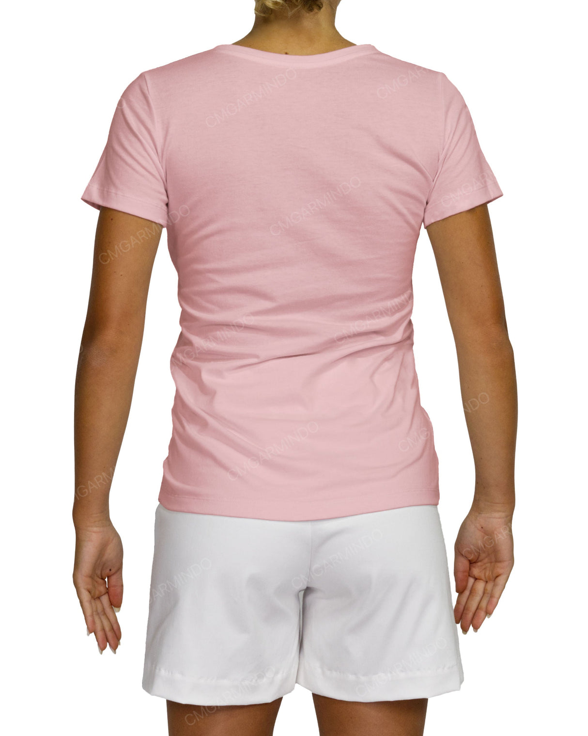 Regular Short Sleeve Boat Neck T-Shirt