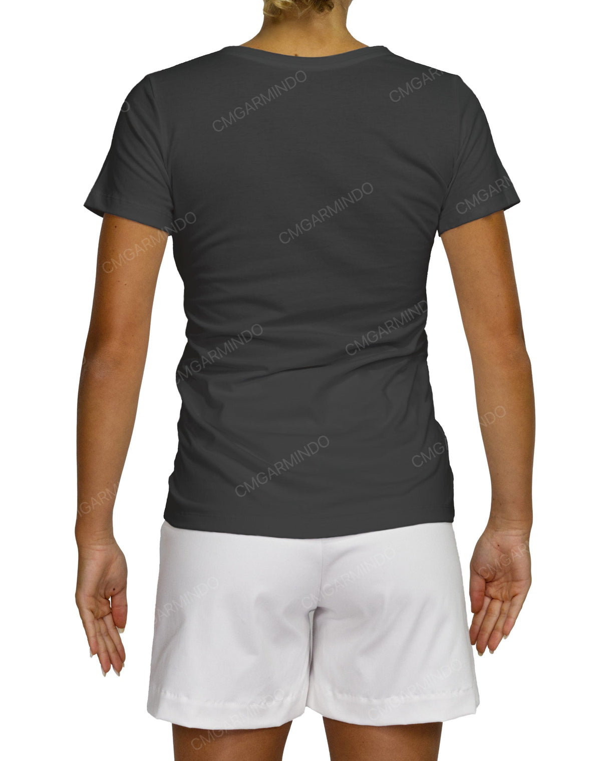 Regular Short Sleeve Boat Neck T-Shirt