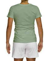 Regular Short Sleeve Boat Neck T-Shirt