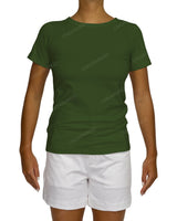 Regular Short Sleeve Boat Neck T-Shirt