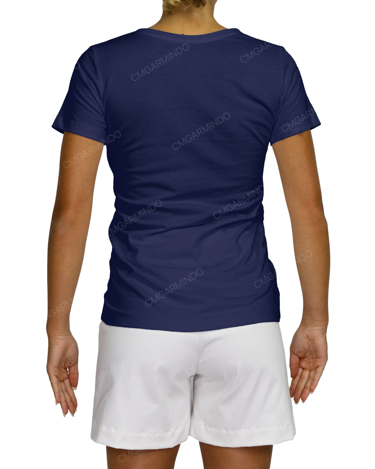 Regular Short Sleeve Boat Neck T-Shirt