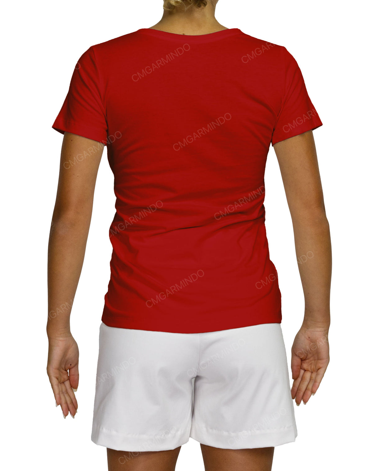 Regular Short Sleeve Boat Neck T-Shirt