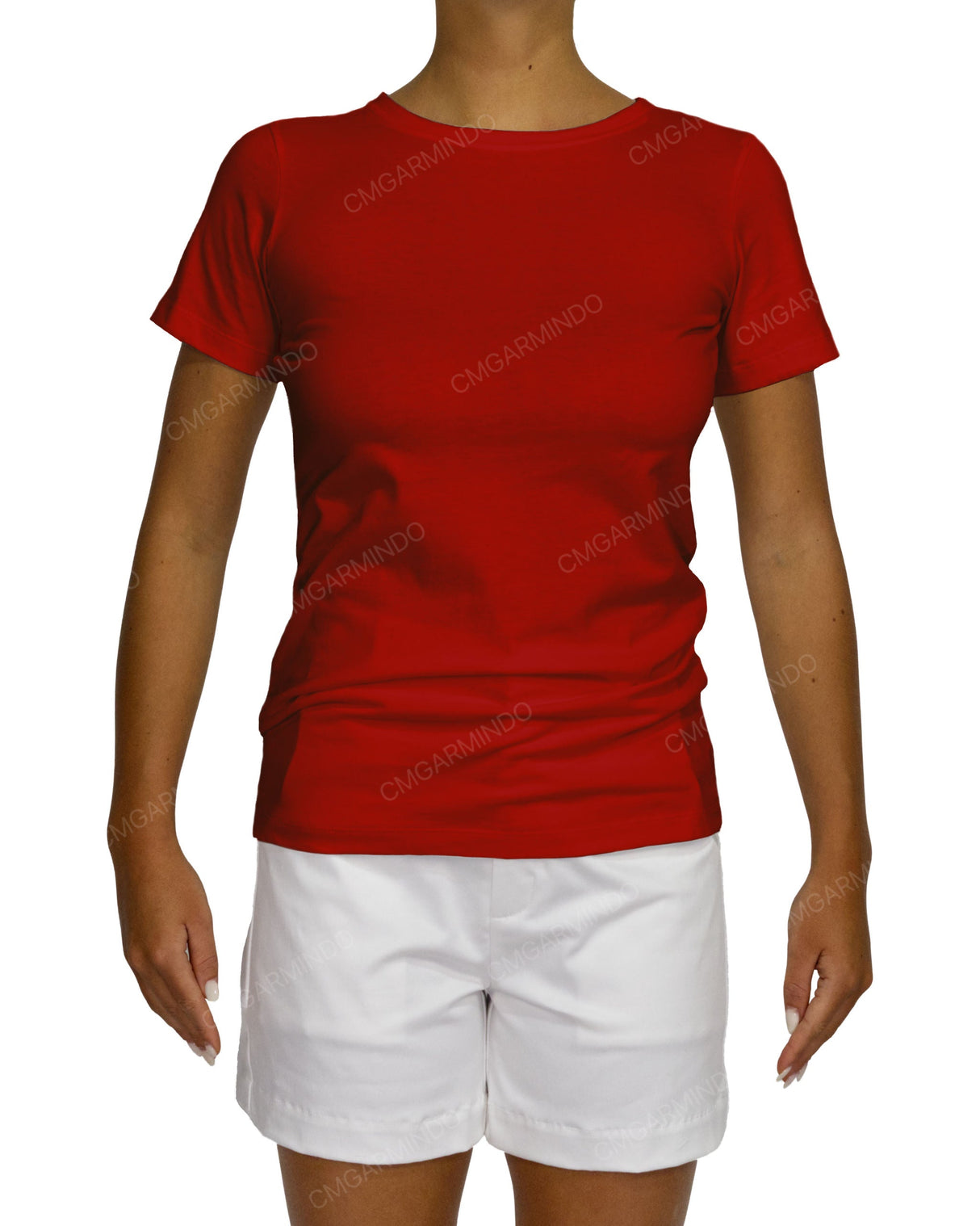 Regular Short Sleeve Boat Neck T-Shirt