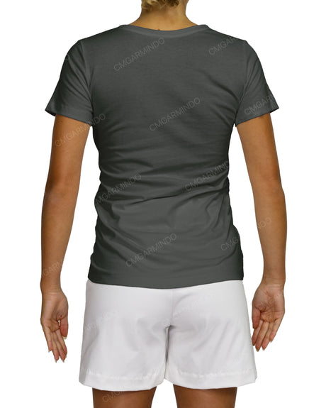 Regular Short Sleeve Boat Neck T-Shirt