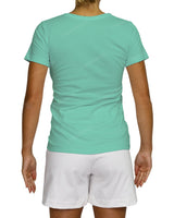Regular Short Sleeve Boat Neck T-Shirt
