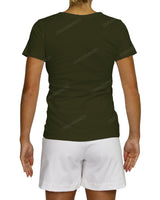 Regular Short Sleeve Boat Neck T-Shirt