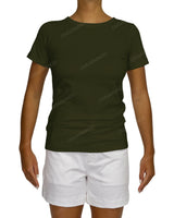 Regular Short Sleeve Boat Neck T-Shirt