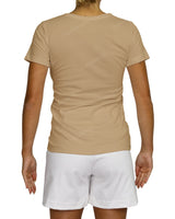 Regular Short Sleeve Boat Neck T-Shirt