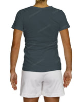 Regular Short Sleeve Boat Neck T-Shirt