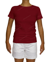 Regular Short Sleeve Boat Neck T-Shirt