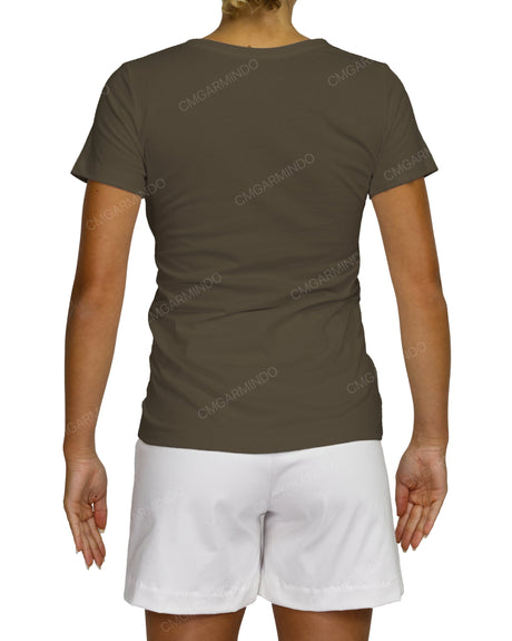 Regular Short Sleeve Boat Neck T-Shirt