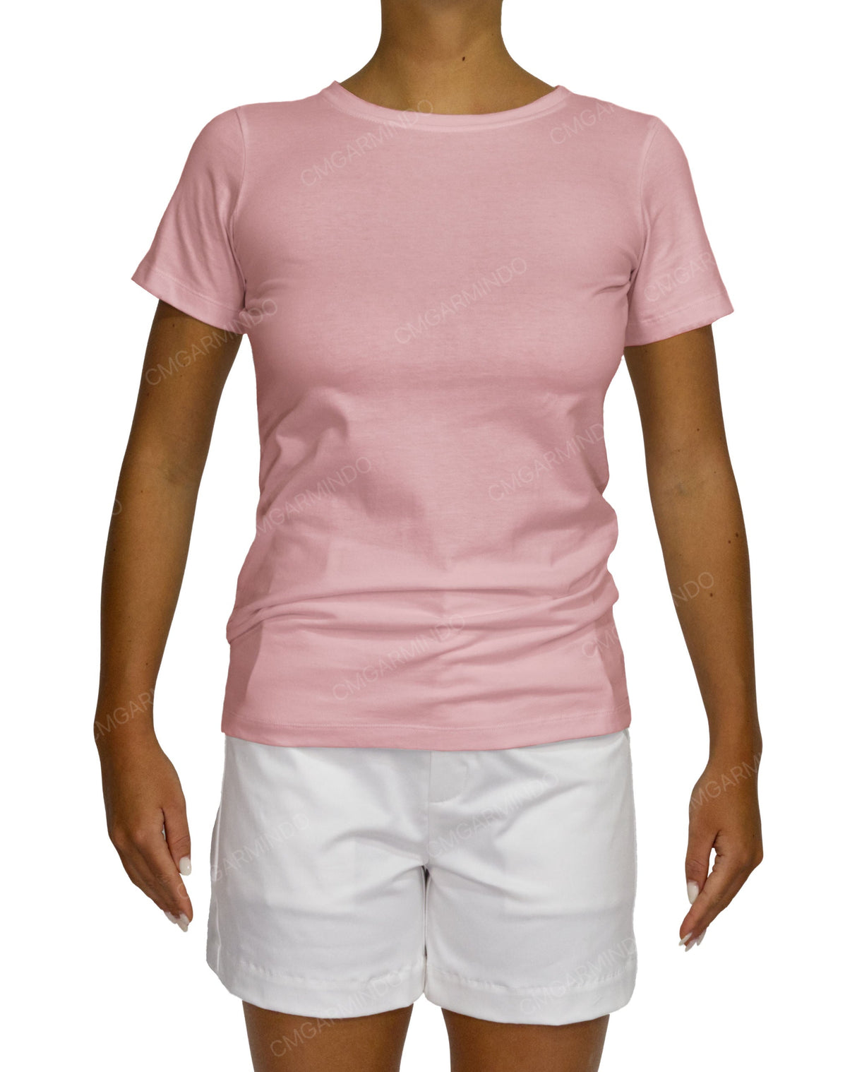 Regular Short Sleeve Boat Neck T-Shirt
