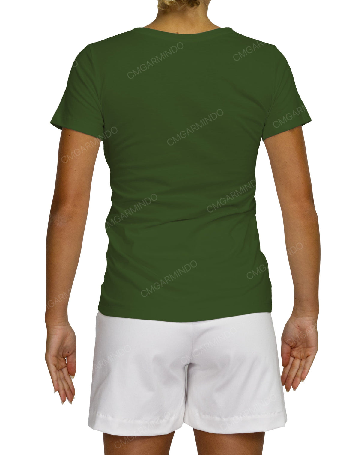Regular Short Sleeve Boat Neck T-Shirt