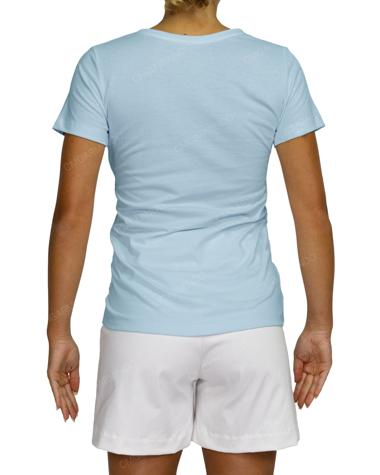 Regular Short Sleeve Boat Neck T-Shirt