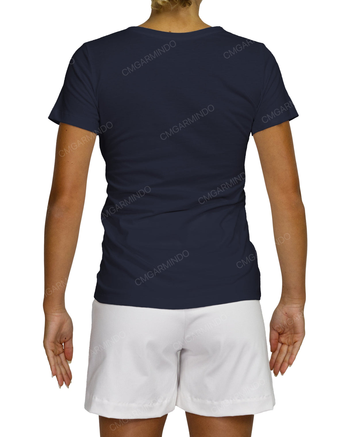 Regular Short Sleeve Boat Neck T-Shirt