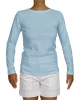 Regular Long Sleeve Boat Neck T-shirt