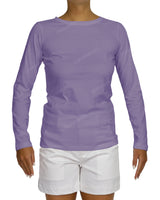 Regular Long Sleeve Boat Neck T-shirt