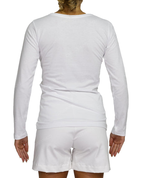 Regular Long Sleeve Boat Neck T-shirt