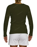 Regular Long Sleeve Boat Neck T-shirt