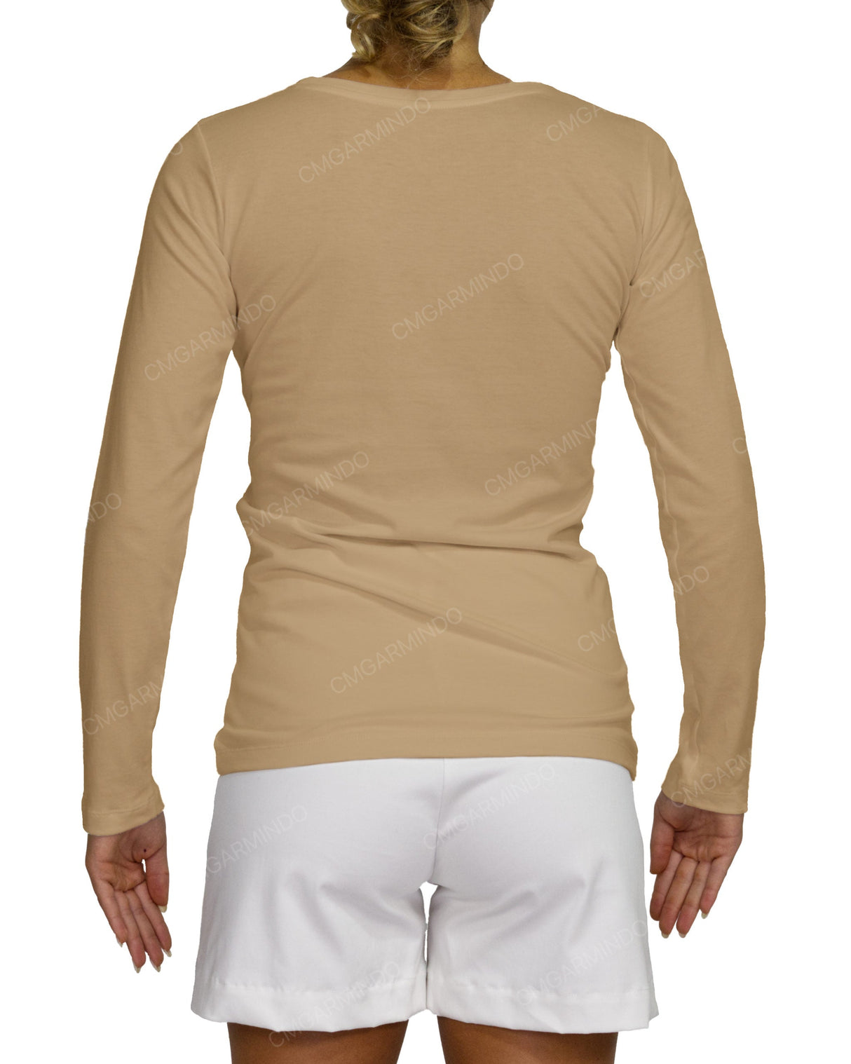 Regular Long Sleeve Boat Neck T-shirt