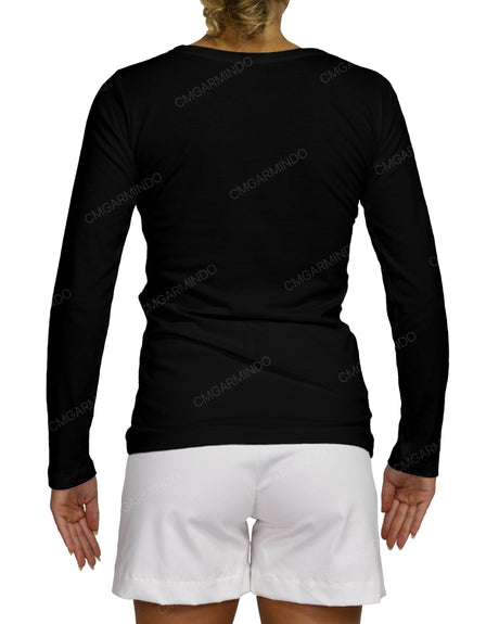 Regular Long Sleeve Boat Neck T-shirt