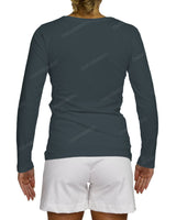 Regular Long Sleeve Boat Neck T-shirt
