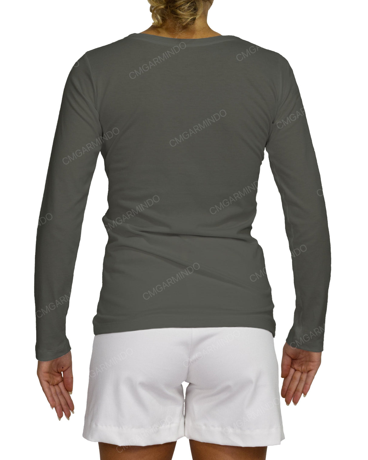 Regular Long Sleeve Boat Neck T-shirt
