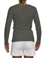 Regular Long Sleeve Boat Neck T-shirt