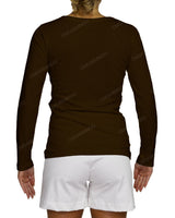 Regular Long Sleeve Boat Neck T-shirt