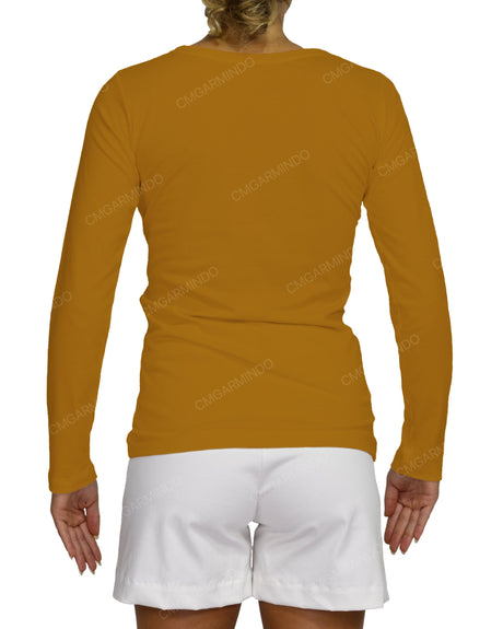 Regular Long Sleeve Boat Neck T-shirt