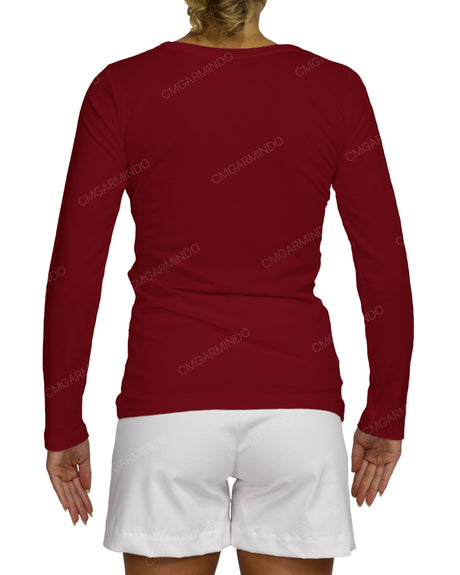 Regular Long Sleeve Boat Neck T-shirt