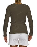 Regular Long Sleeve Boat Neck T-shirt
