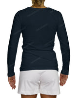 Regular Long Sleeve Boat Neck T-shirt