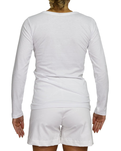 Regular Long Sleeve Boat Neck T-shirt