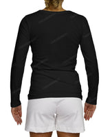 Regular Long Sleeve Boat Neck T-shirt