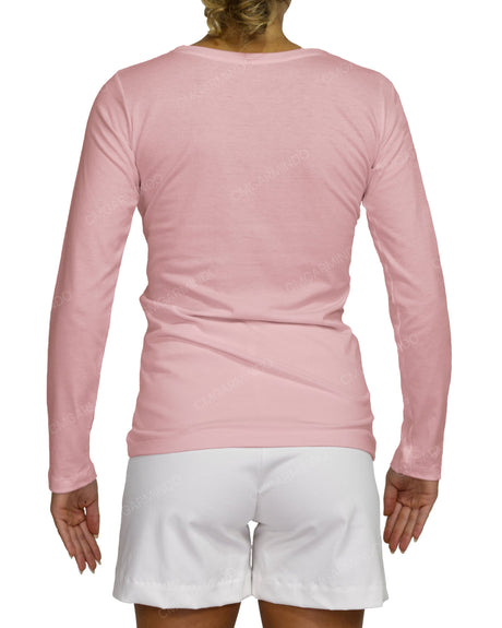 Regular Long Sleeve Boat Neck T-shirt