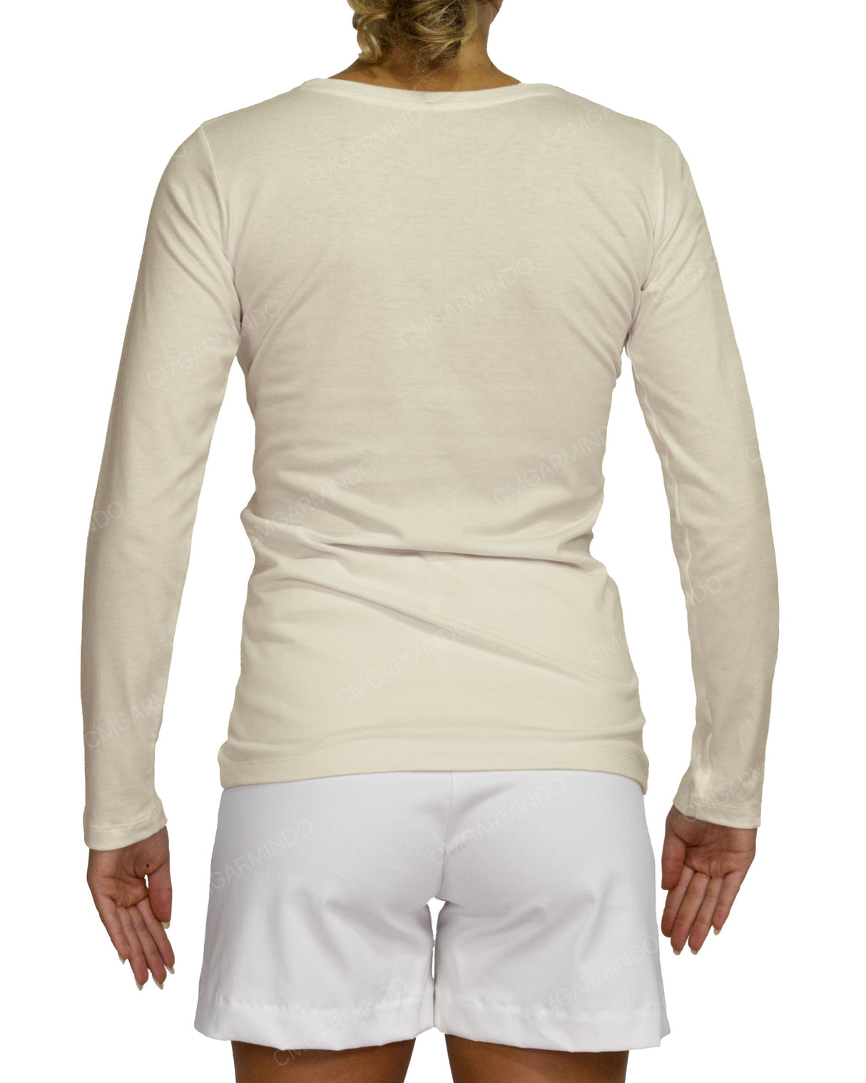 Regular Long Sleeve Boat Neck T-shirt