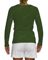 Regular Long Sleeve Boat Neck T-shirt