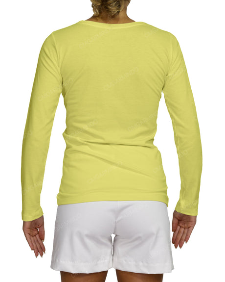 Regular Long Sleeve Boat Neck T-shirt