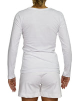 Regular Long Sleeve Boat Neck T-shirt