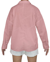 Oversized Dolman Button Up Shirt