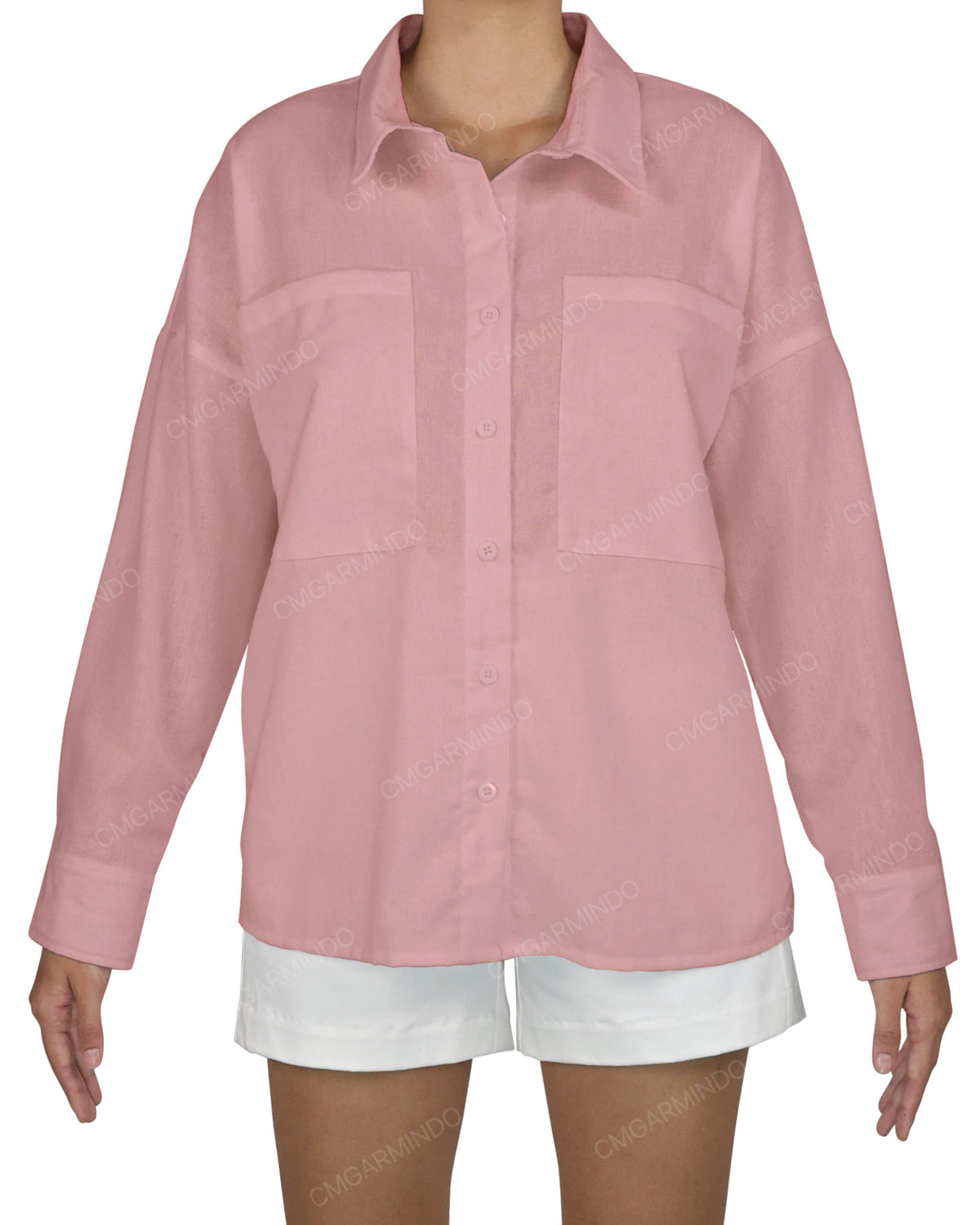 Oversized Dolman Button Up Shirt