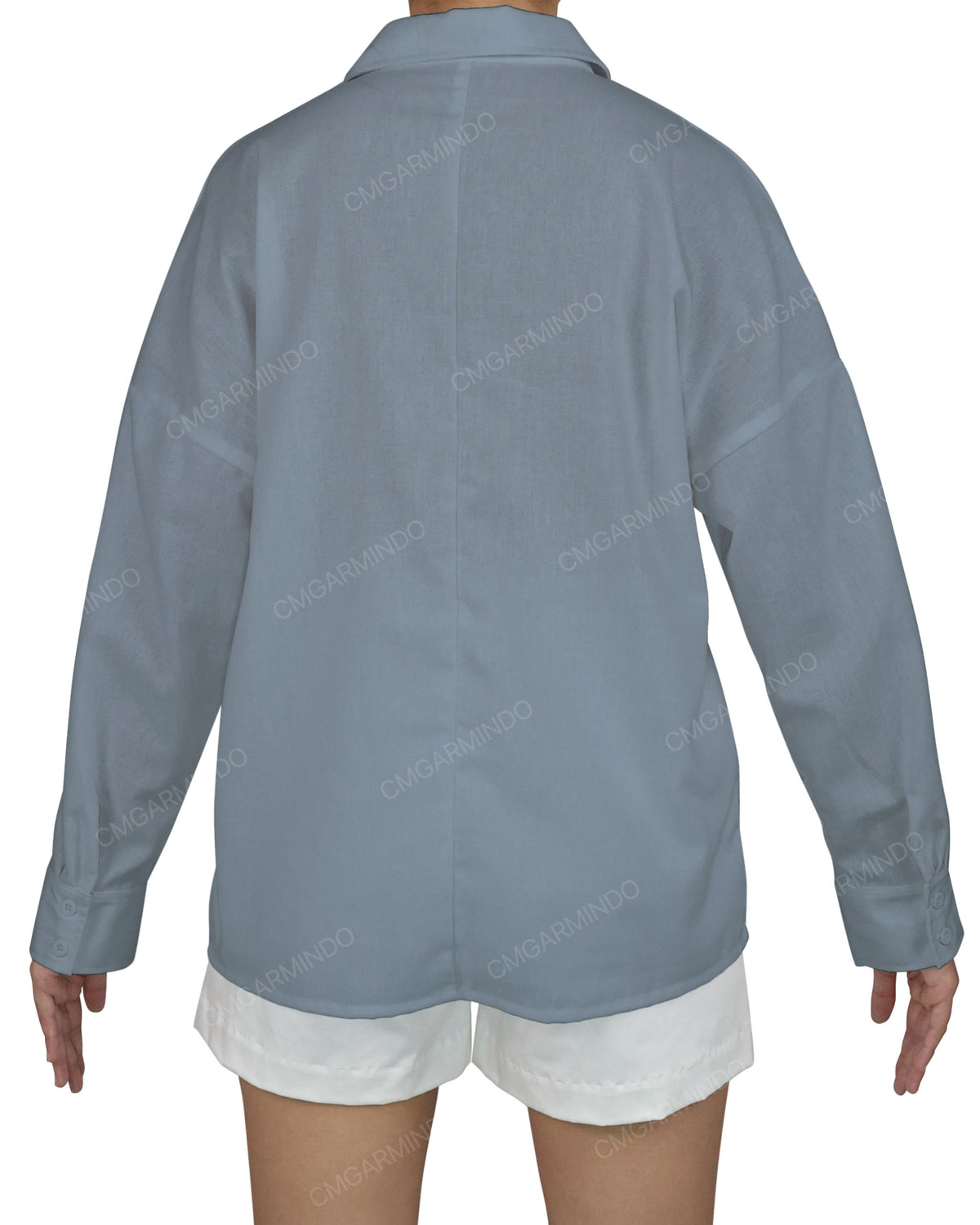 Oversized Dolman Button Up Shirt