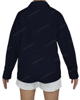 Oversized Dolman Button Up Shirt