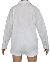 Oversized Dolman Button Up Shirt