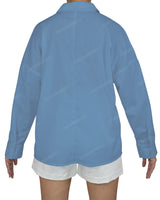 Oversized Dolman Button Up Shirt