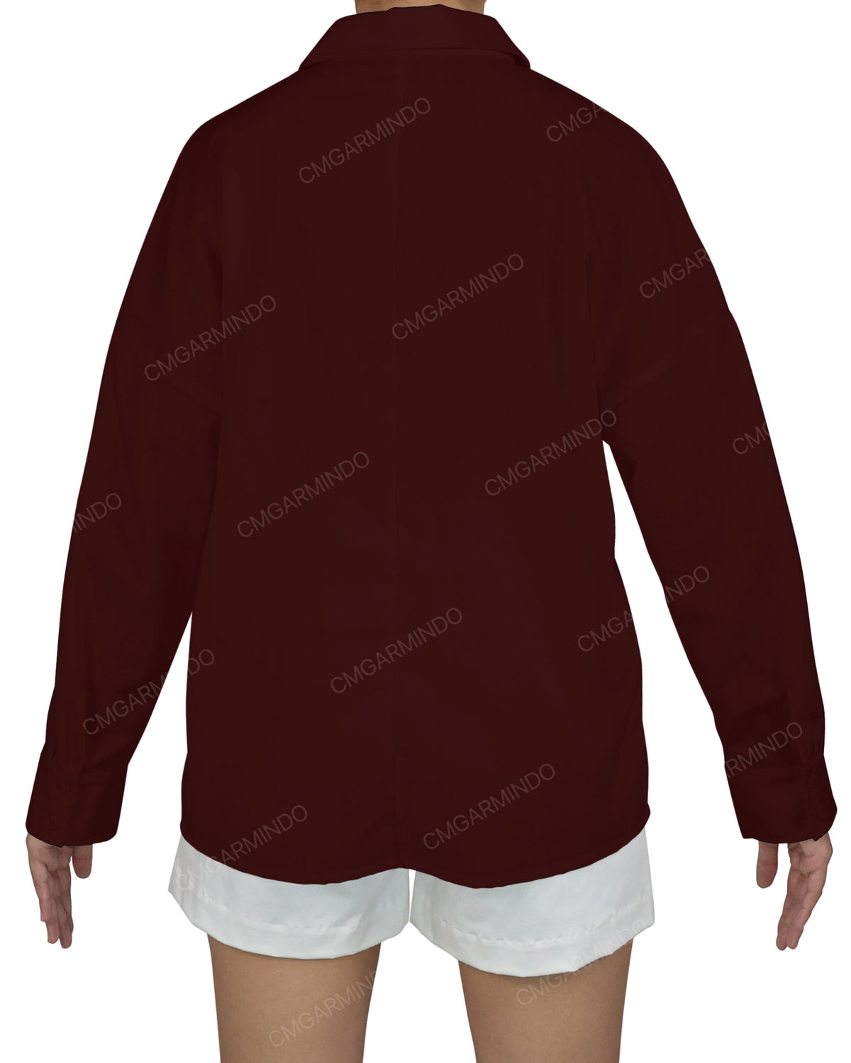 Oversized Dolman Button Up Shirt